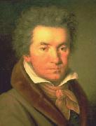 Portrait de Ludwig van Beethoven en 1815 unknow artist